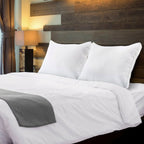 Hotel Quality Down Alternative Gusseted Cooling Pillows for Side, Back & Stomach Sleepers, White