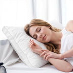 Hotel Quality Down Alternative Gusseted Cooling Pillows for Side, Back & Stomach Sleepers, White