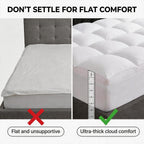 1000GSM Mattress Topper, Mattress Pad, Thick Mattress Topper, Luxury Mattress Topper