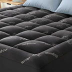 Cloud-Soft Bamboo Cooling Mattress Pad - 360° Snug Fit & Ultra Breathable