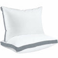 Hotel Quality Down Alternative Gusseted Cooling Pillows for Side, Back & Stomach Sleepers