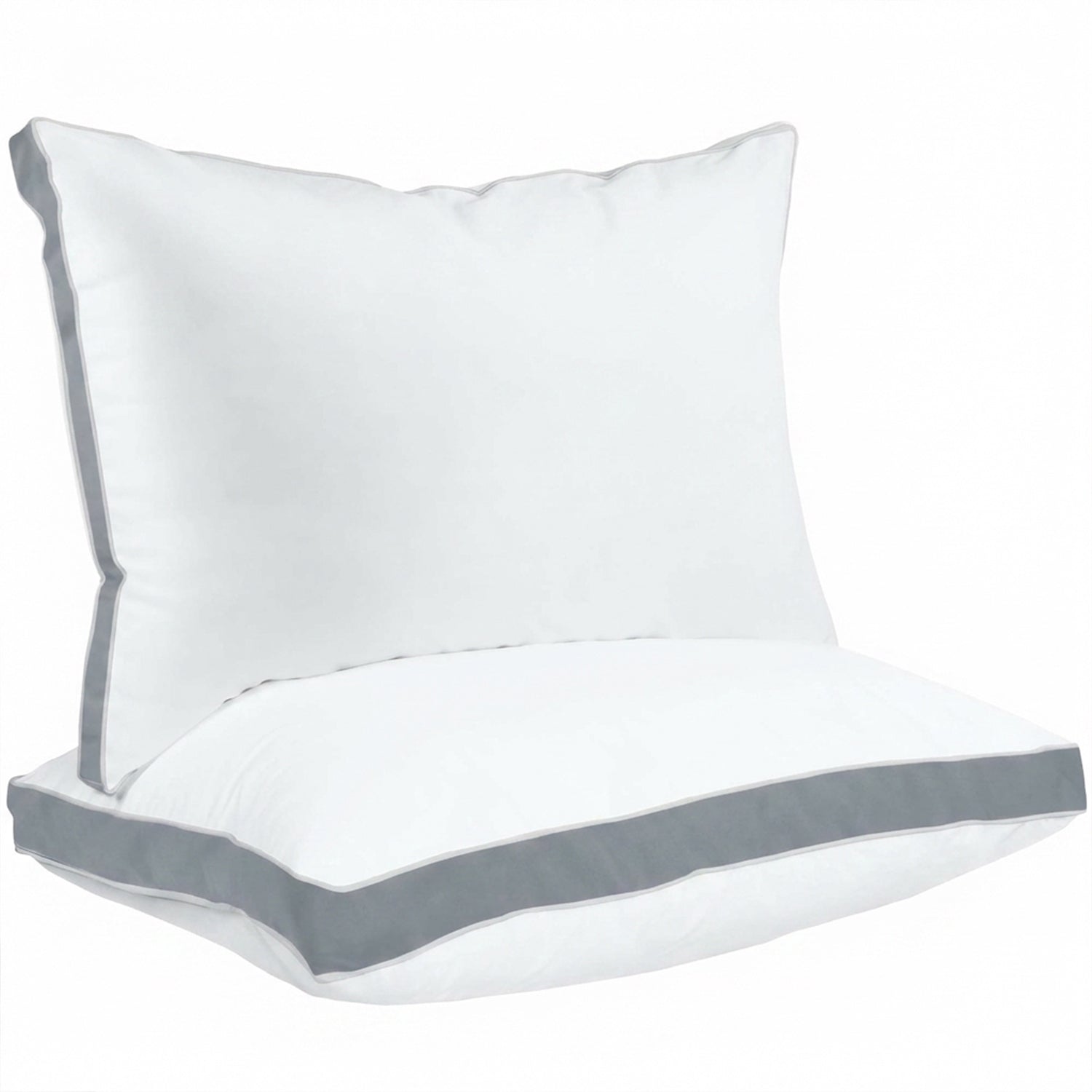 Hotel Quality Down Alternative Gusseted Cooling Pillows for Side, Back & Stomach Sleepers
