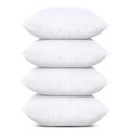 18x18 Inch Throw Pillow Inserts Set of 1, White Down Alternative Fluffy Decorative Pillow Inserts for Couch, Sofa, Bed, Indoor & Outdoor Use