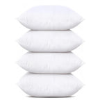 18x18 Inch Throw Pillow Inserts Set of 1, White Down Alternative Fluffy Decorative Pillow Inserts for Couch, Sofa, Bed, Indoor & Outdoor Use