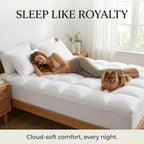 1000GSM Mattress Topper, Mattress Pad, Thick Mattress Topper, Luxury Mattress Topper