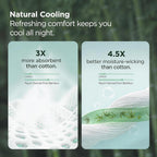 Cooling Bamboo Pillow Cases |  Set of 2