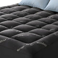 Cloud-Soft Bamboo Cooling Mattress Pad - 360° Snug Fit & Ultra Breathable