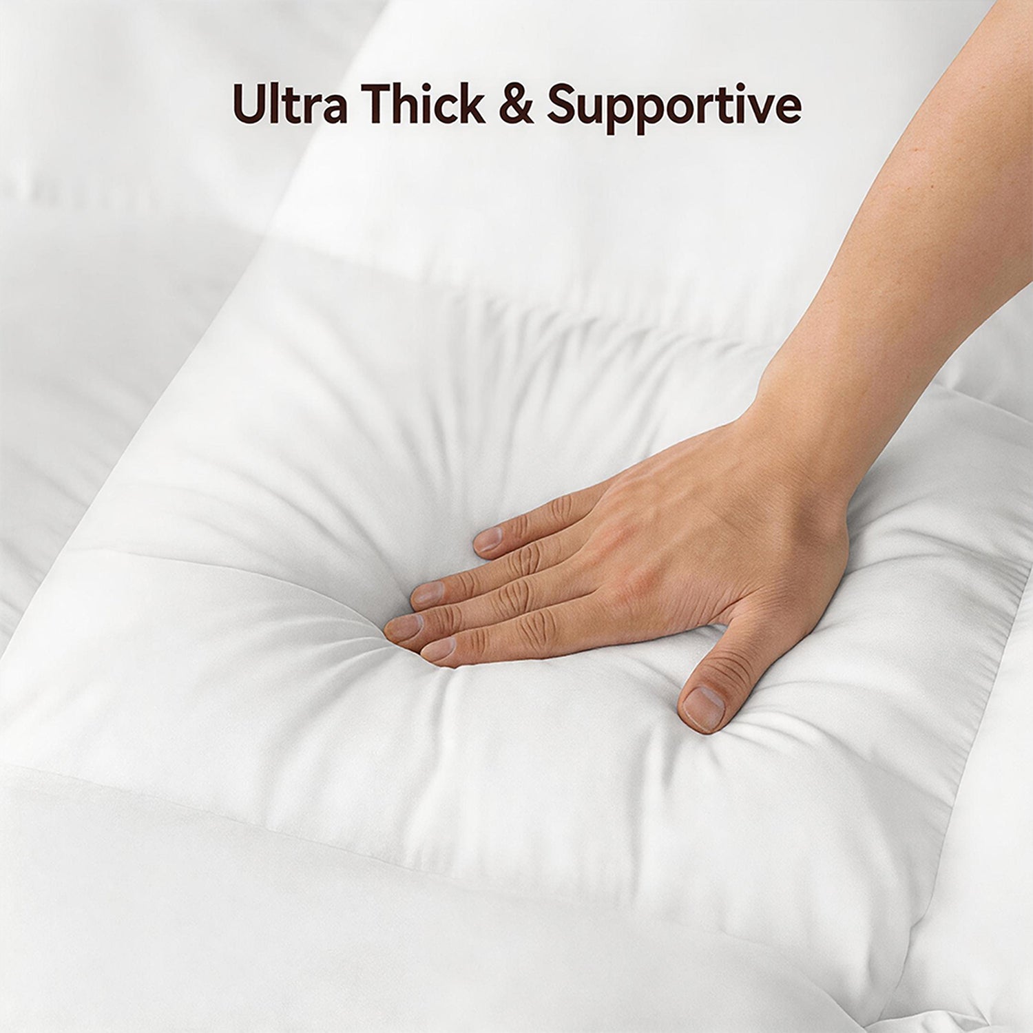 1000GSM Mattress Topper, Mattress Pad, Thick Mattress Topper, Luxury Mattress Topper
