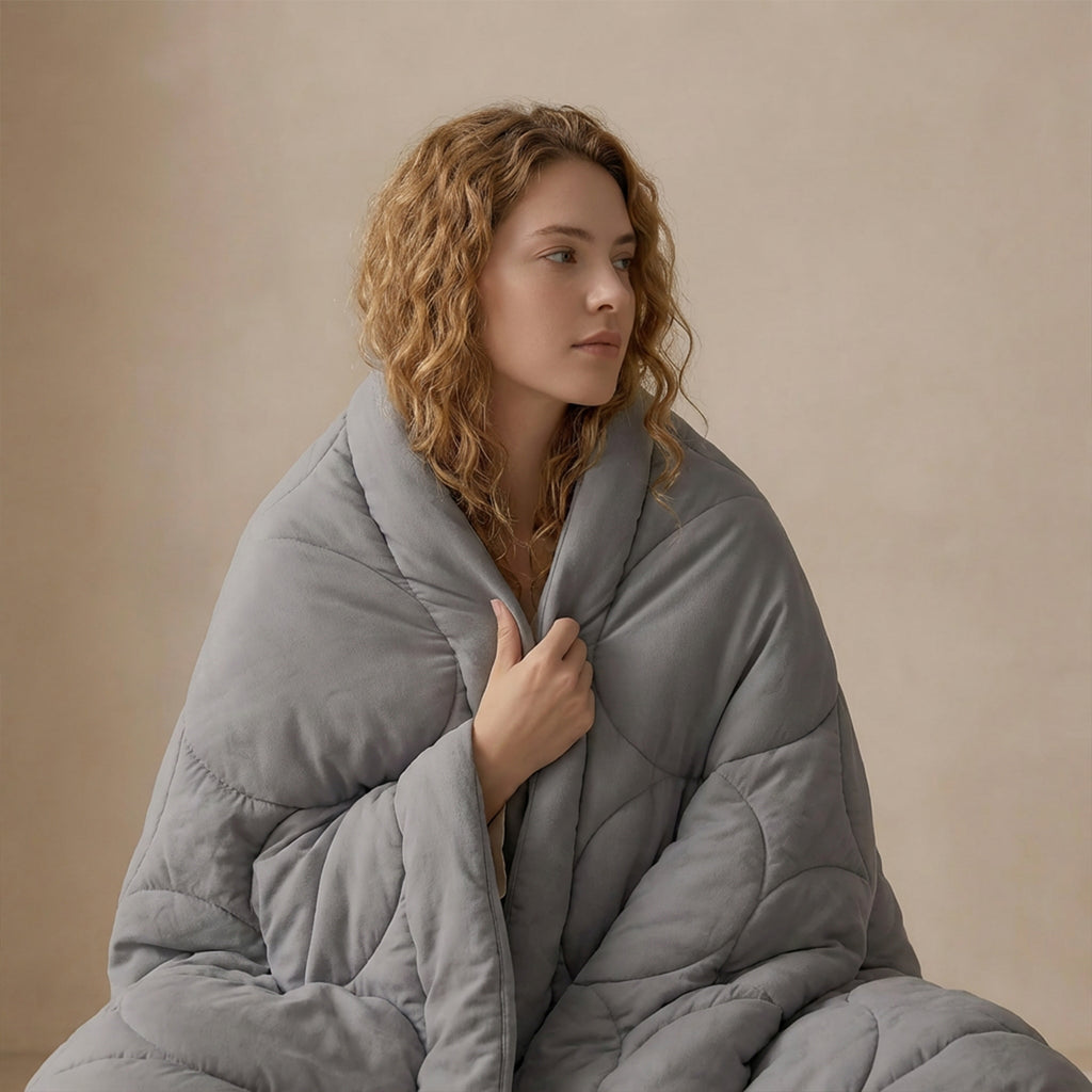 Cooling Lyocell Eucalyptus Comforter, All Season & Winter Weight Hypoallergenic Duvet Insert with Recycled Fill for Hot Sleepers, Multi Size Available