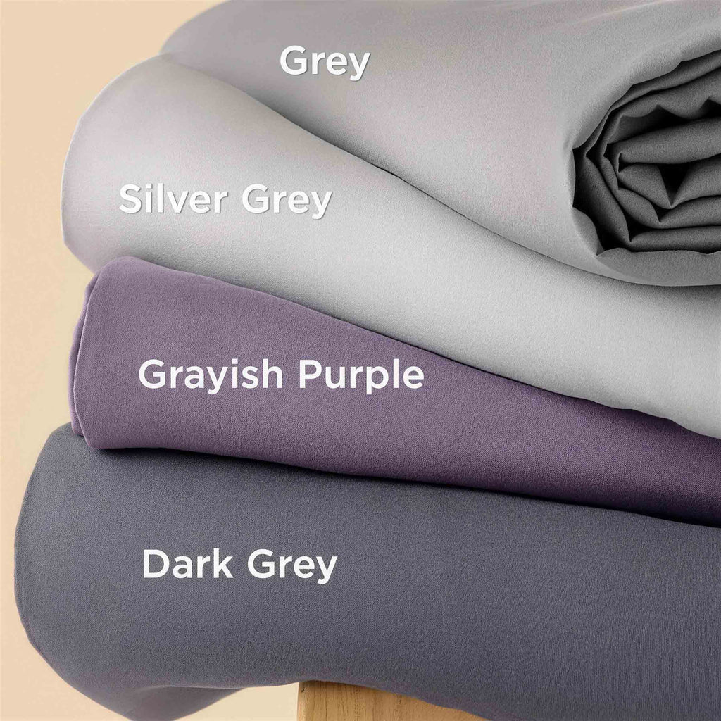 Queen Size Double Brushed Duvet Cover Set, 3 Pieces Soft Breathable Solid Bedding Set with Zipper Closure, No Comforter