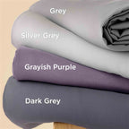 Queen Size Double Brushed Duvet Cover Set, 3 Pieces Soft Breathable Solid Bedding Set with Zipper Closure, No Comforter