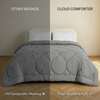 Cooling Lyocell Eucalyptus Comforter, All Season & Winter Weight Hypoallergenic Duvet Insert with Recycled Fill for Hot Sleepers, Multi Size Available