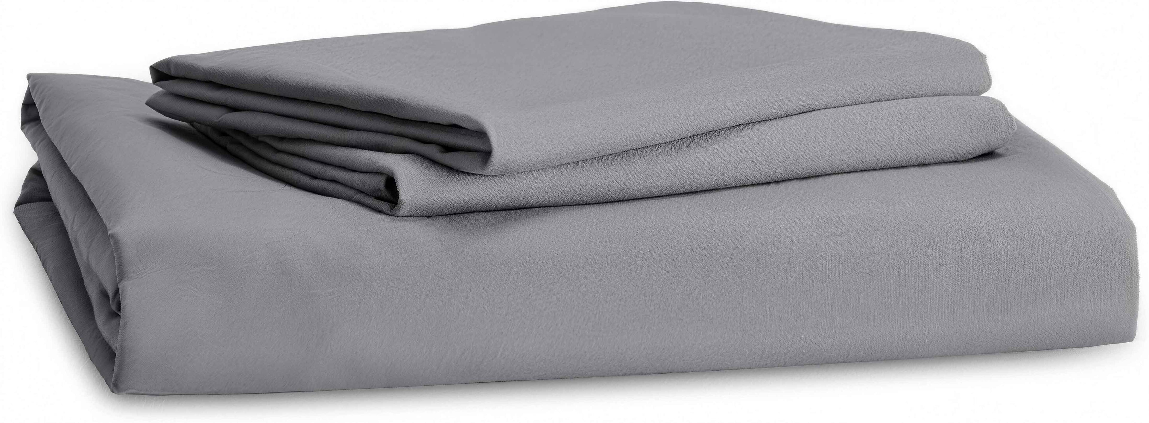 Queen Size Double Brushed Duvet Cover Set, 3 Pieces Soft Breathable Solid Bedding Set with Zipper Closure, No Comforter